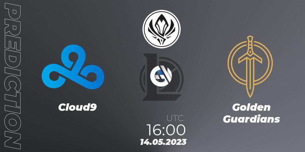 Prognose für das Spiel Cloud9 VS Golden Guardians. 14.05.23. LoL - MSI 2023 - Playoff