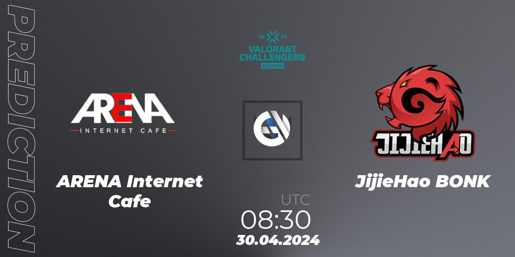 Prognose für das Spiel ARENA Internet Cafe VS JijieHao BONK. 30.04.2024 at 08:30. VALORANT - VALORANT Challengers 2024 Oceania: Split 1