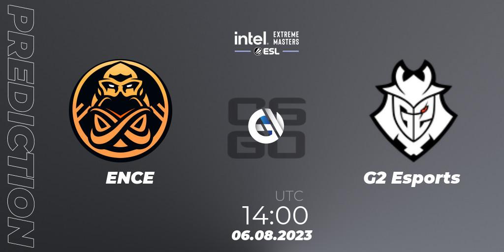 Prognose für das Spiel ENCE VS G2 Esports. 06.08.2023 at 14:00. Counter-Strike (CS2) - IEM Cologne 2023