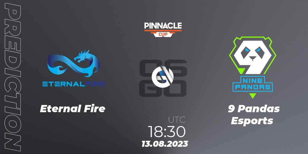 Prognose für das Spiel Eternal Fire VS 9 Pandas Esports. 13.08.2023 at 08:40. Counter-Strike (CS2) - Pinnacle Cup V