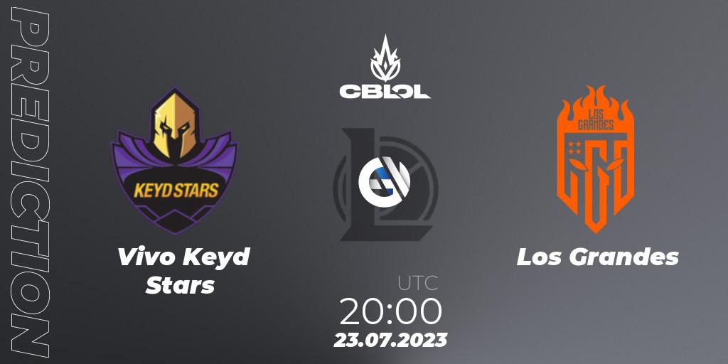 Prognose für das Spiel Vivo Keyd Stars VS LOS. 23.07.23. LoL - CBLOL Split 2 2023 Regular Season