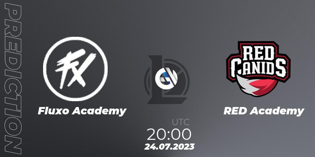 Prognose für das Spiel Fluxo Academy VS RED Academy. 24.07.23. LoL - CBLOL Academy Split 2 2023 - Group Stage