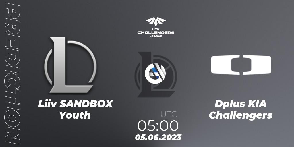 Prognose für das Spiel Liiv SANDBOX Youth VS Dplus KIA Challengers. 05.06.23. LoL - LCK Challengers League 2023 Summer - Group Stage