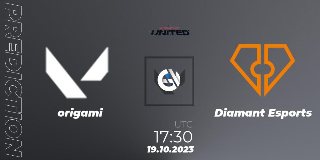 Prognose für das Spiel ESC Gaming VS Diamant Esports. 18.10.23. VALORANT - VALORANT East: United: Season 2: Stage 3 - League