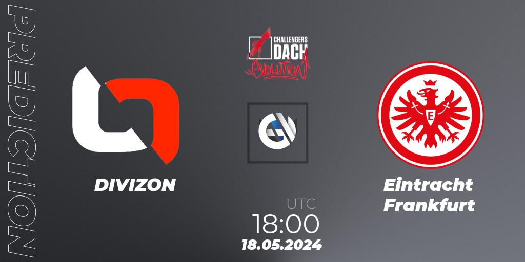 Prognose für das Spiel DIVIZON VS Eintracht Frankfurt. 18.05.2024 at 18:00. VALORANT - VALORANT Challengers 2024 DACH: Evolution Split 2