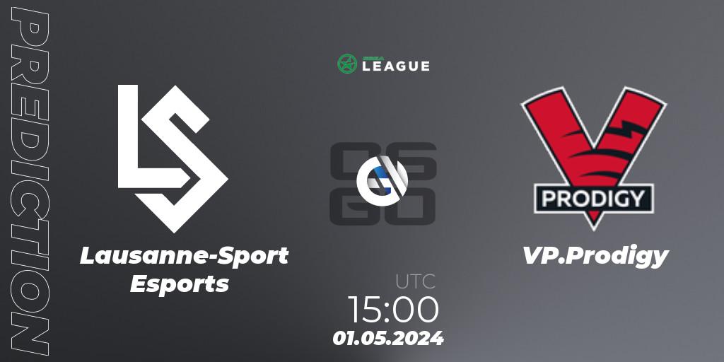 Prognose für das Spiel Lausanne-Sport Esports VS VP.Prodigy. 01.05.2024 at 15:00. Counter-Strike (CS2) - ESEA Season 49: Advanced Division - Europe