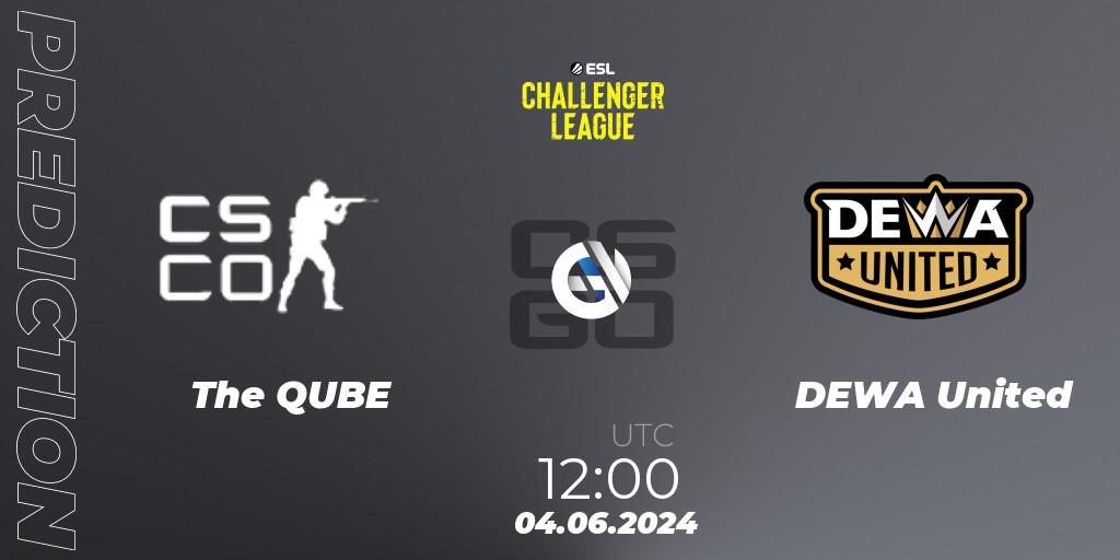 Prognose für das Spiel The QUBE Esports VS DEWA United. 04.06.2024 at 12:00. Counter-Strike (CS2) - ESL Challenger League Season 47: Asia
