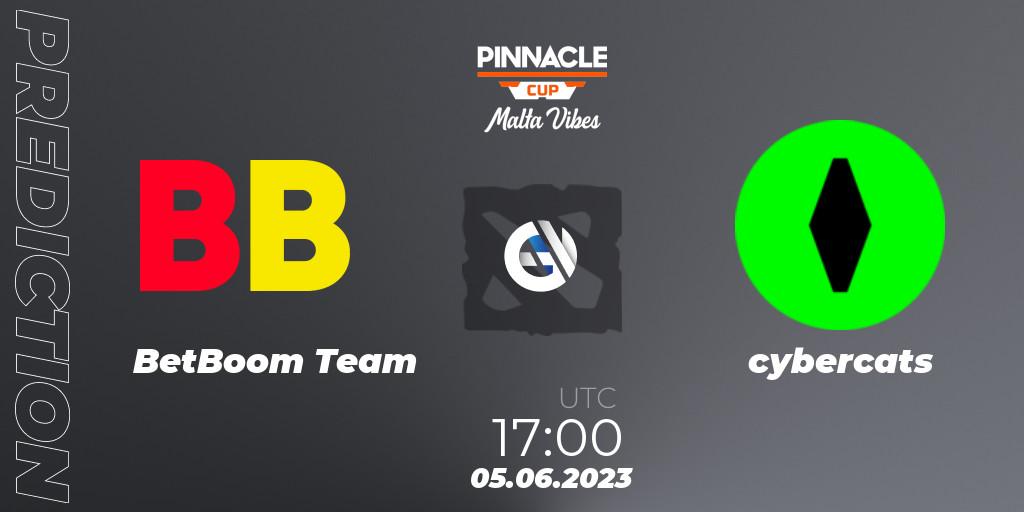 Prognose für das Spiel BetBoom Team VS cybercats. 05.06.23. Dota 2 - Pinnacle Cup: Malta Vibes #2