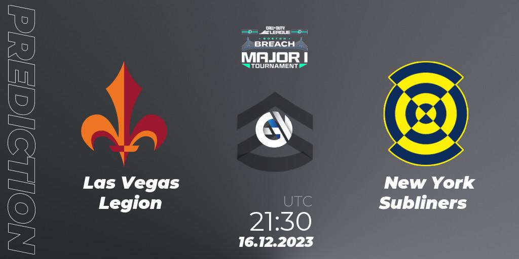 Prognose für das Spiel Las Vegas Legion VS New York Subliners. 16.12.2023 at 21:30. Call of Duty - Call of Duty League 2024: Stage 1 Major Qualifiers
