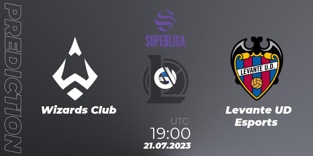Prognose für das Spiel Wizards Club VS Levante UD Esports. 21.07.23. LoL - LVP Superliga 2nd Division 2023 Summer