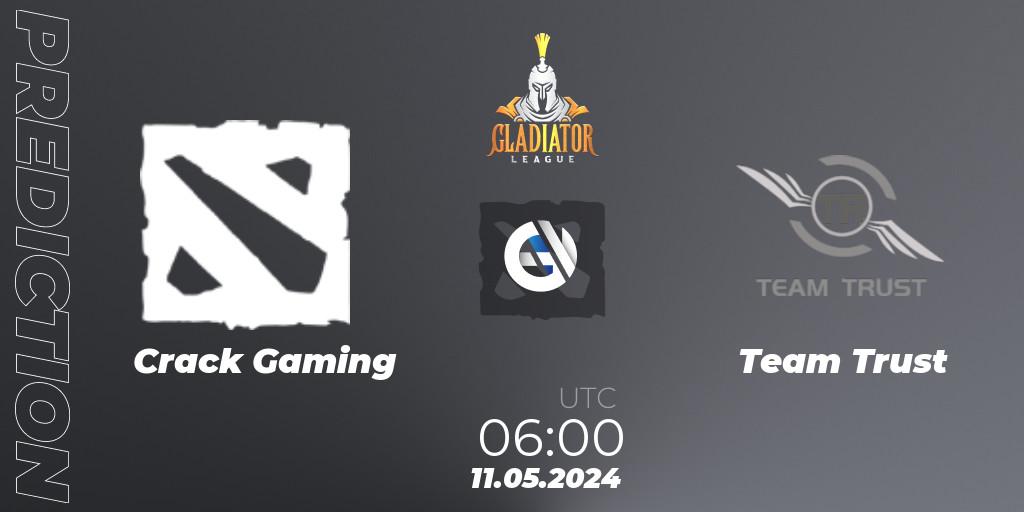 Prognose für das Spiel Crack Gaming VS Team Trust. 11.05.2024 at 06:00. Dota 2 - Gladiator League