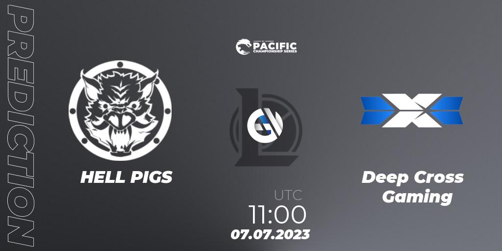 Prognose für das Spiel HELL PIGS VS Deep Cross Gaming. 07.07.2023 at 11:00. LoL - PACIFIC Championship series Group Stage
