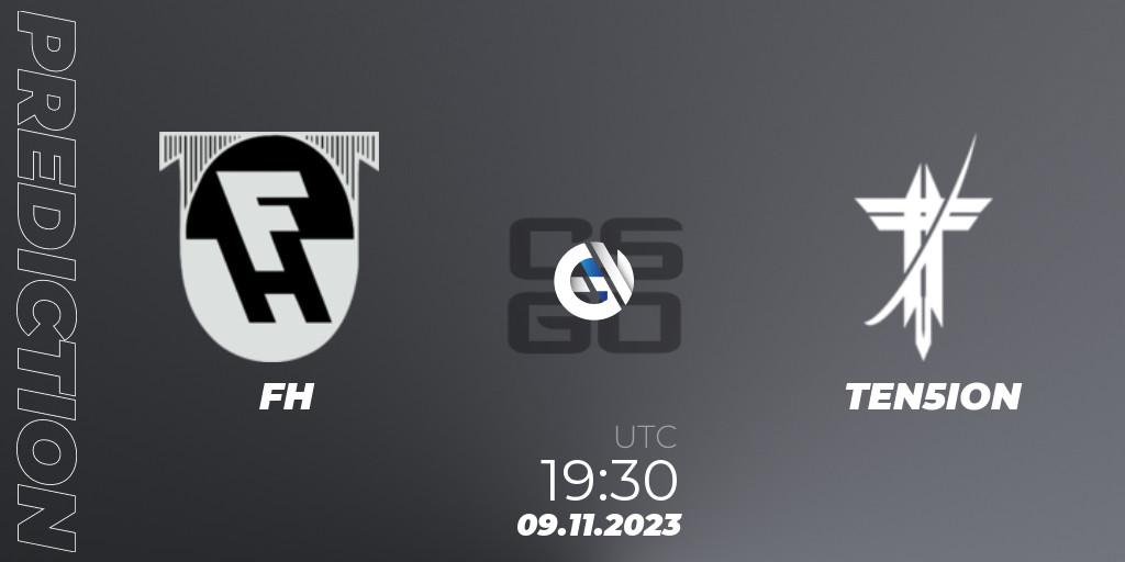Prognose für das Spiel FH VS TEN5ION. 09.11.23. CS2 (CS:GO) - Icelandic Esports League Season 8: Regular Season