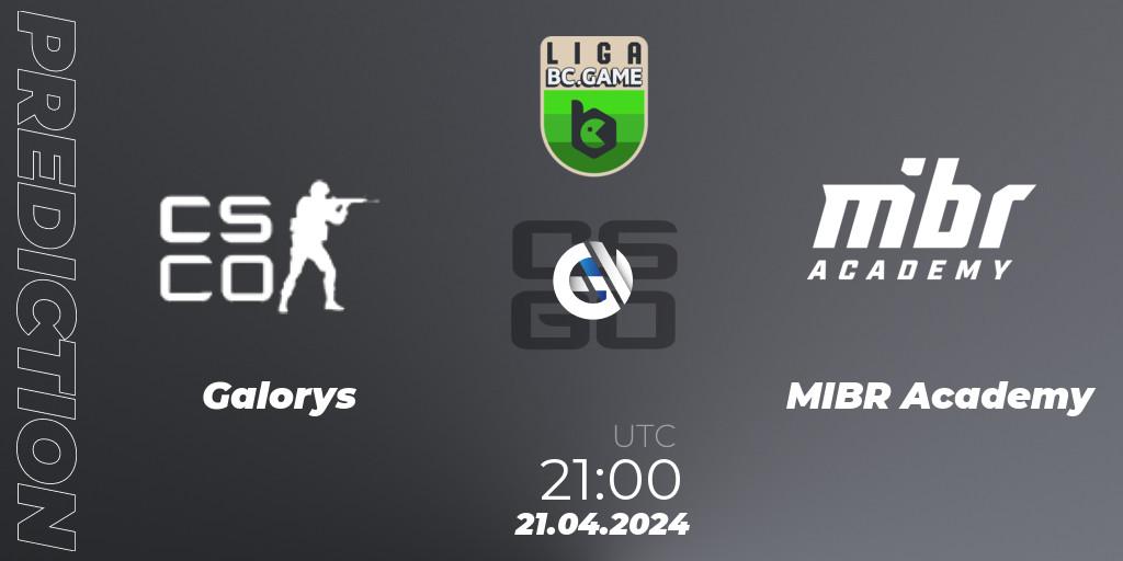 Prognose für das Spiel Galorys VS MIBR Academy. 21.04.24. CS2 (CS:GO) - Dust2 Brasil Liga Season 3: Open Qualifier