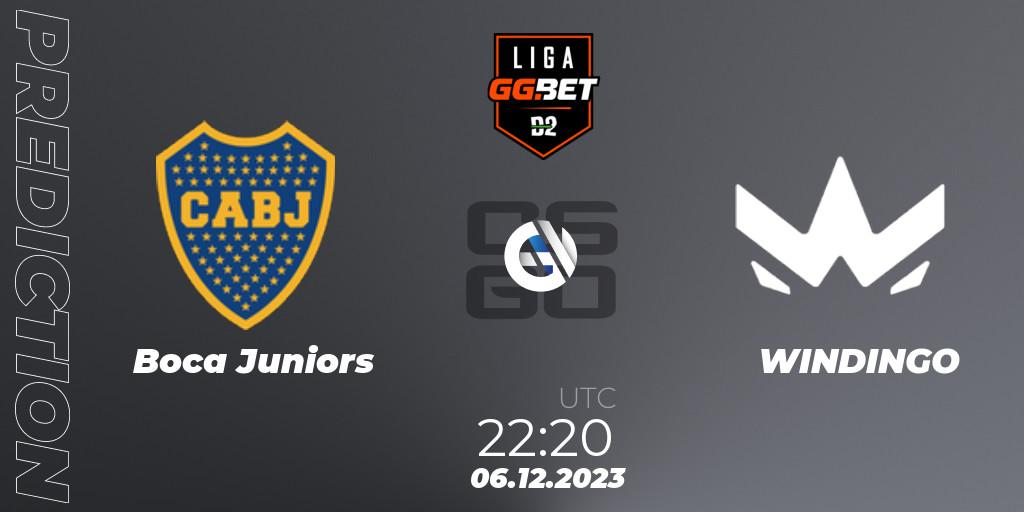 Prognose für das Spiel Boca Juniors VS WINDINGO. 06.12.2023 at 22:20. Counter-Strike (CS2) - Dust2 Brasil Liga Season 2