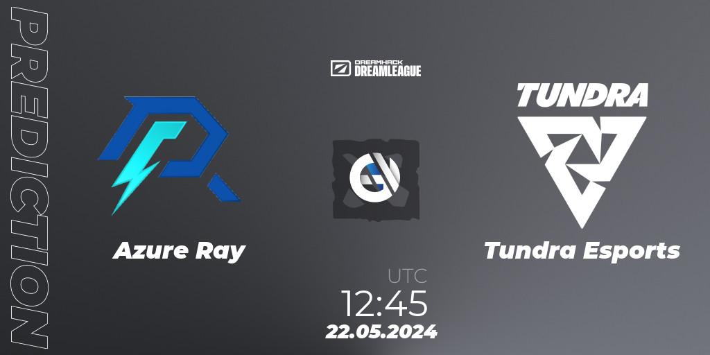 Prognose für das Spiel Azure Ray VS Tundra Esports. 22.05.2024 at 13:00. Dota 2 - DreamLeague Season 23
