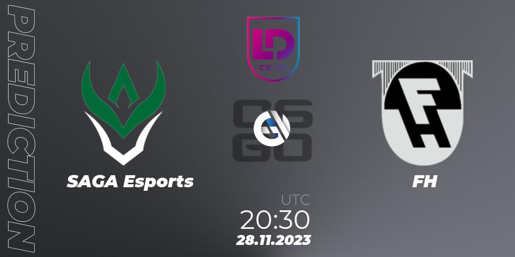 Prognose für das Spiel SAGA Esports VS FH. 30.11.23. CS2 (CS:GO) - Icelandic Esports League Season 8: Regular Season