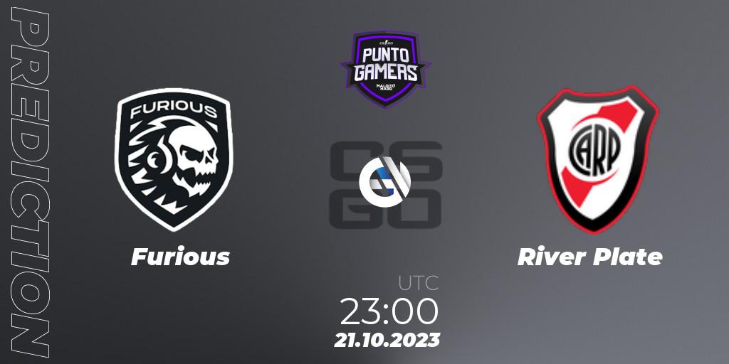 Prognose für das Spiel Furious VS River Plate. 21.10.23. CS2 (CS:GO) - Punto Gamers Cup 2023