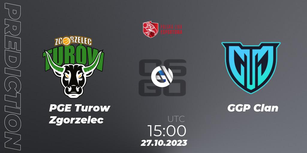 Prognose für das Spiel PGE Turow Zgorzelec VS GGP Clan. 27.10.23. CS2 (CS:GO) - Polska Liga Esportowa 2023: Split #3