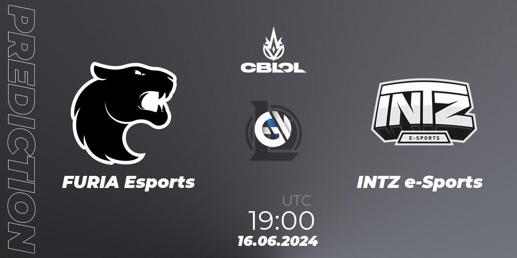 Prognose für das Spiel FURIA Esports VS INTZ e-Sports. 16.06.2024 at 19:00. LoL - CBLOL Split 2 2024 - Group Stage