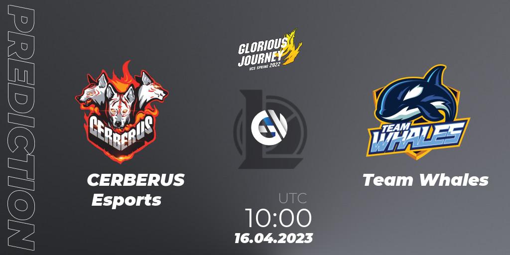 Prognose für das Spiel CERBERUS Esports VS Team Whales. 16.04.23. LoL - VCS Spring 2023 - Playoffs