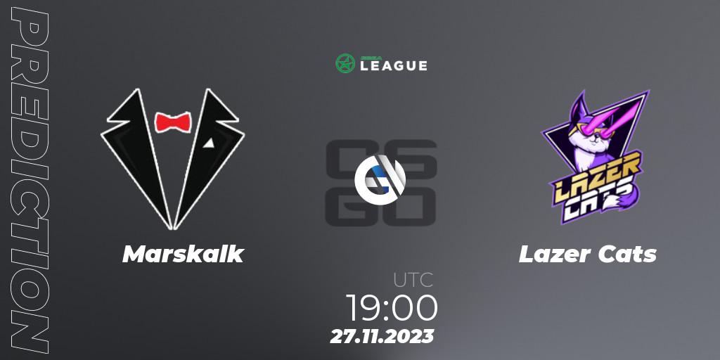 Prognose für das Spiel Marskalk VS Lazer Cats. 27.11.23. CS2 (CS:GO) - ESEA Season 47: Advanced Division - Europe