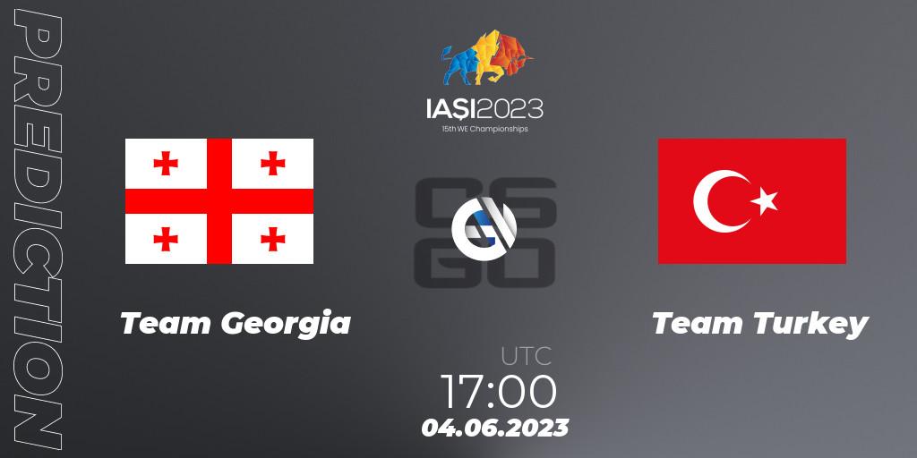 Prognose für das Spiel Team Georgia VS Team Turkey. 04.06.23. CS2 (CS:GO) - IESF World Esports Championship 2023: Eastern Europe Qualifier