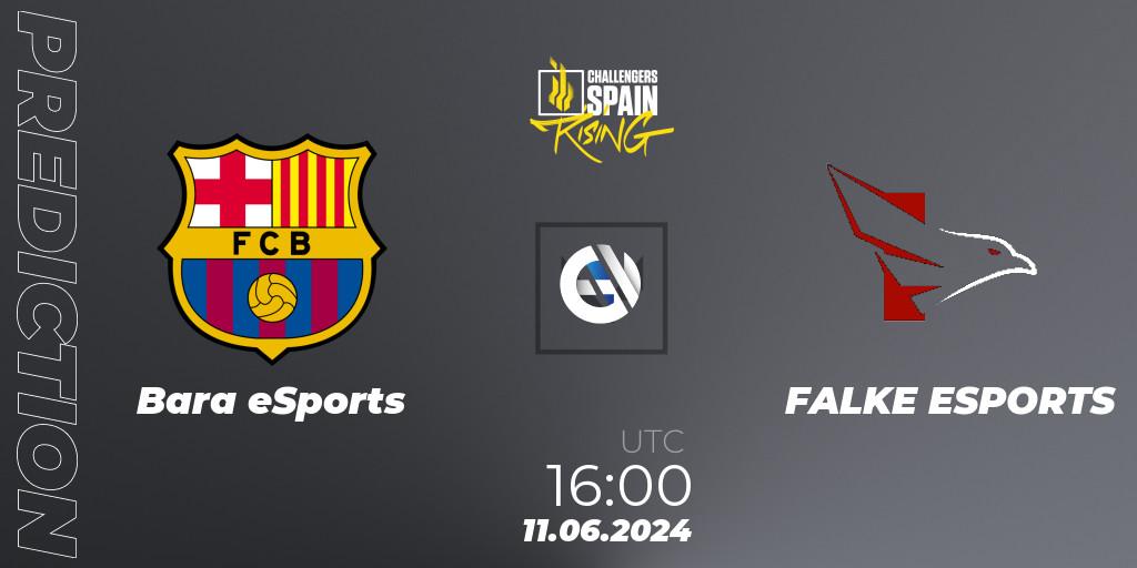 Prognose für das Spiel Barça eSports VS FALKE ESPORTS. 11.06.2024 at 18:00. VALORANT - VALORANT Challengers 2024 Spain: Rising Split 2