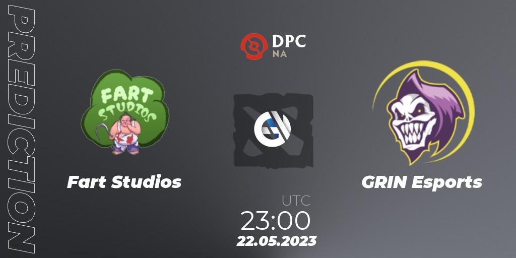Prognose für das Spiel Fart Studios VS GRIN Esports. 22.05.23. Dota 2 - DPC 2023 Tour 3: NA Closed Qualifier
