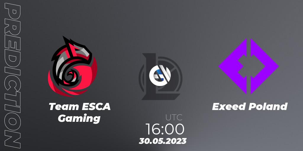 Prognose für das Spiel Team ESCA Gaming VS Exeed Poland. 31.05.23. LoL - Ultraliga Season 10 2023 Regular Season