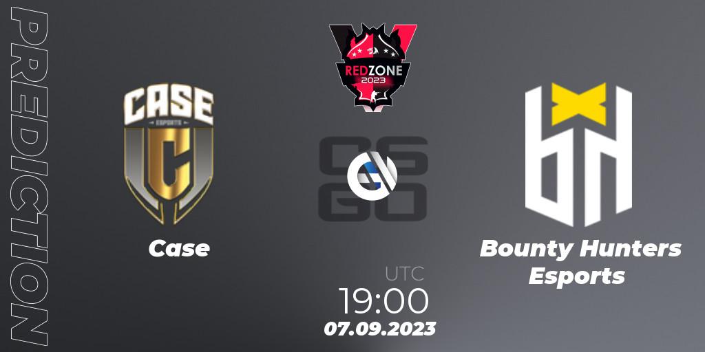 Prognose für das Spiel Case VS Bounty Hunters Esports. 07.09.2023 at 17:00. Counter-Strike (CS2) - RedZone PRO League 2023 Season 6