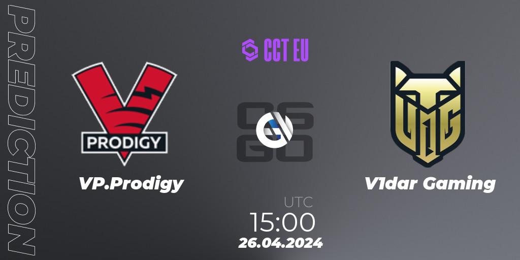 Prognose für das Spiel VP.Prodigy VS V1dar Gaming. 26.04.24. CS2 (CS:GO) - CCT Season 2 Europe Series 2 Closed Qualifier