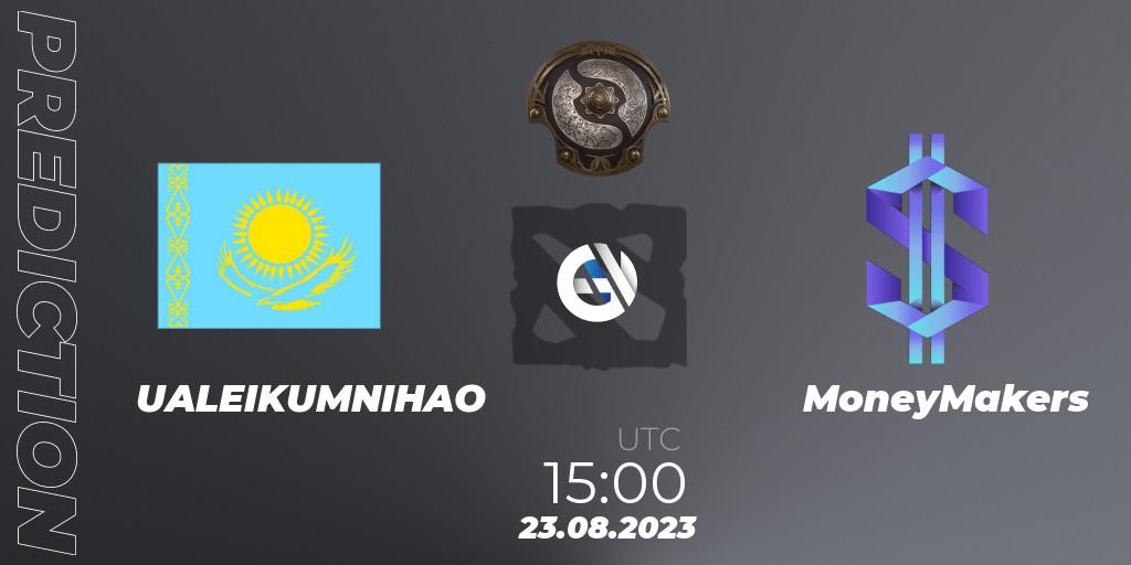 Prognose für das Spiel UALEIKUMNIHAO VS MoneyMakers. 23.08.23. Dota 2 - The International 2023 - Eastern Europe Qualifier
