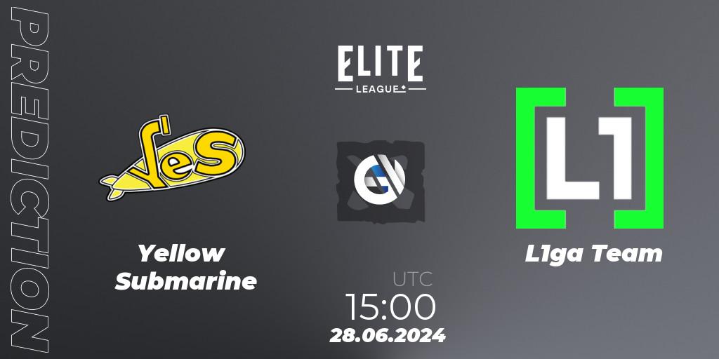 Prognose für das Spiel Yellow Submarine VS L1ga Team. 28.06.2024 at 14:00. Dota 2 - Elite League Season 2: Eastern Europe Closed Qualifier