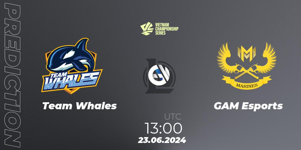 Prognose für das Spiel Team Whales VS GAM Esports. 19.07.2024 at 13:00. LoL - VCS Summer 2024 - Group Stage