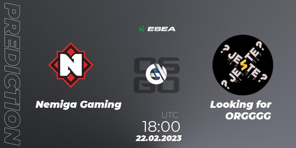 Prognose für das Spiel Nemiga Gaming VS JESTE. 22.02.2023 at 18:00. Counter-Strike (CS2) - ESEA Season 44: Advanced Division - Europe