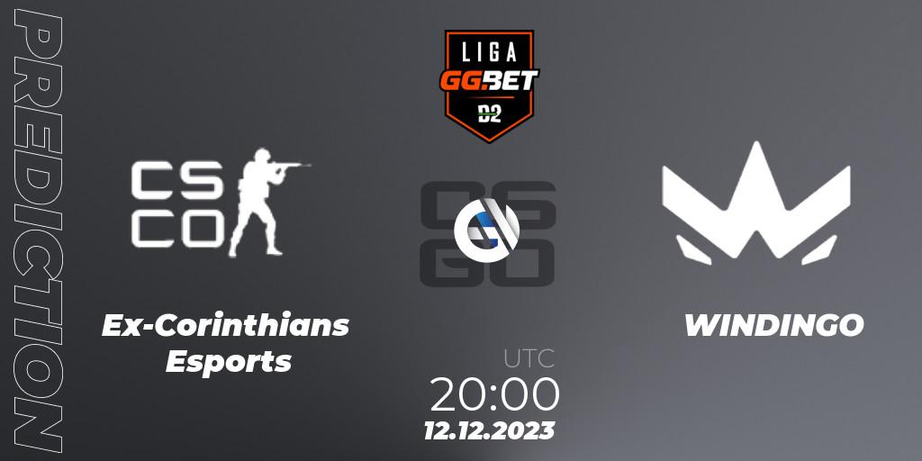 Prognose für das Spiel Ex-Corinthians Esports VS WINDINGO. 12.12.23. CS2 (CS:GO) - Dust2 Brasil Liga Season 2