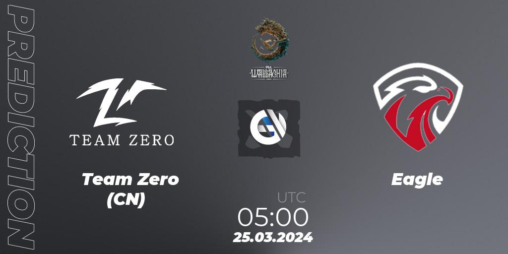 Prognose für das Spiel Team Zero (CN) VS Eagle. 25.03.24. Dota 2 - PGL Wallachia Season 1: China Closed Qualifier