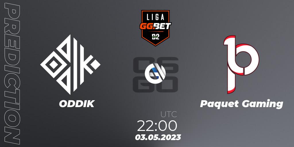 Prognose für das Spiel ODDIK VS Paquetá Gaming. 06.05.23. CS2 (CS:GO) - Dust2 Brasil Liga Season 1
