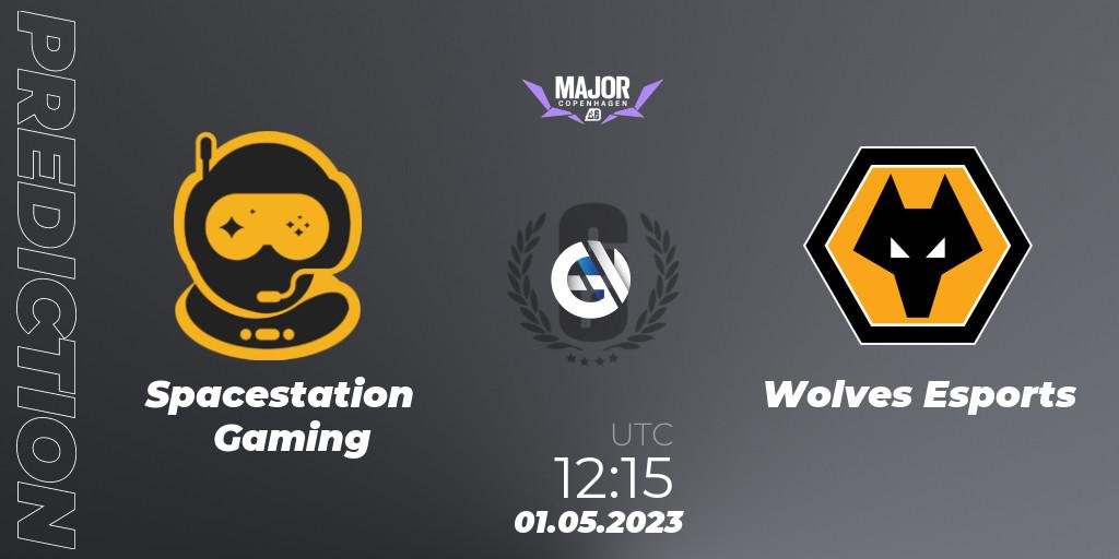 Prognose für das Spiel Spacestation Gaming VS Wolves Esports. 01.05.23. Rainbow Six - BLAST R6 Major Copenhagen 2023