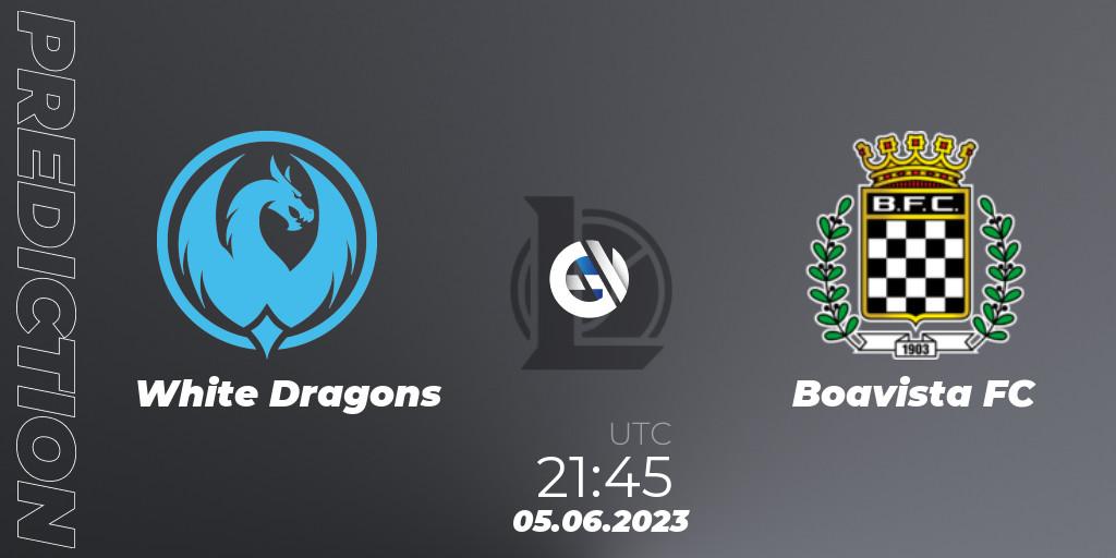 Prognose für das Spiel White Dragons VS Boavista FC. 05.06.23. LoL - LPLOL Split 2 2023 - Group Stage
