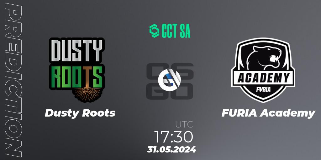 Prognose für das Spiel Dusty Roots VS FURIA Academy. 31.05.2024 at 17:40. Counter-Strike (CS2) - CCT Season 2 South America Series 1