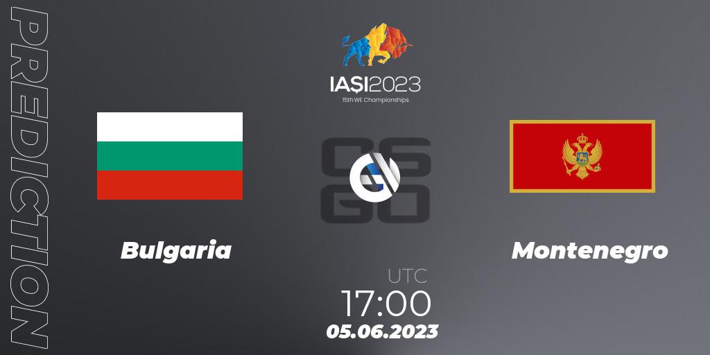 Prognose für das Spiel Bulgaria VS Montenegro. 05.06.23. CS2 (CS:GO) - IESF World Esports Championship 2023: Eastern Europe Qualifier
