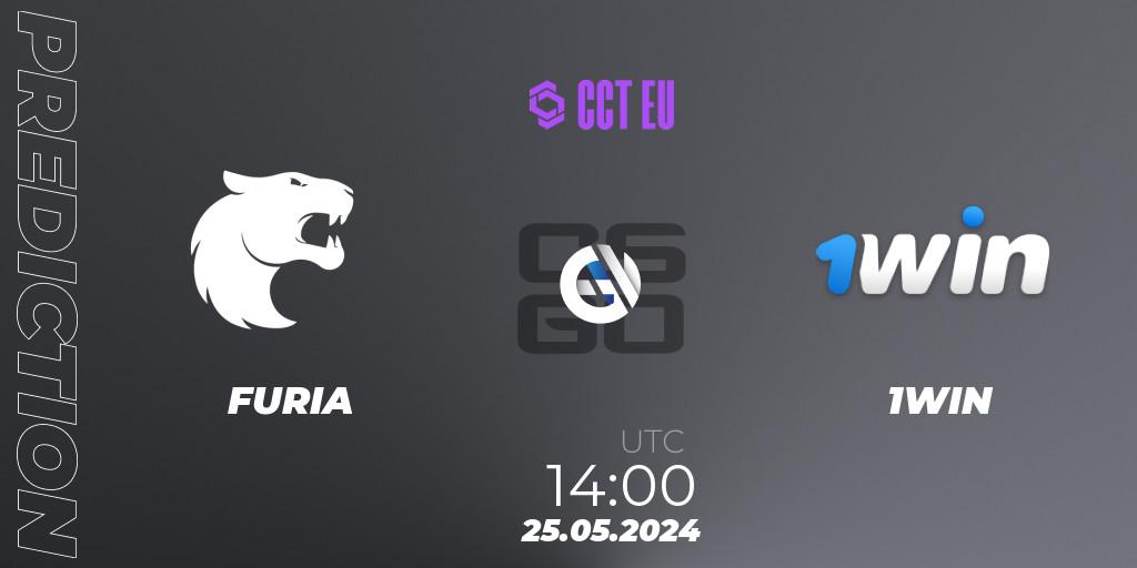 Prognose für das Spiel FURIA VS 1WIN. 25.05.2024 at 11:00. Counter-Strike (CS2) - CCT Season 2 European Series #3