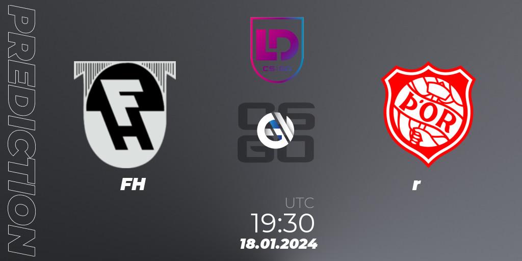 Prognose für das Spiel FH VS Þór. 18.01.24. CS2 (CS:GO) - Icelandic Esports League Season 8: Regular Season