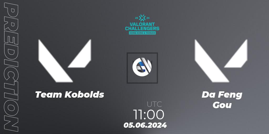 Prognose für das Spiel Team Kobolds VS Da Feng Gou. 05.06.2024 at 11:00. VALORANT - VALORANT Challengers Hong Kong and Taiwan 2024: Split 2