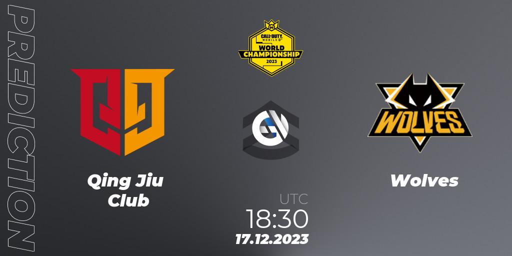 Prognose für das Spiel Qing Jiu Club VS Wolves. 17.12.2023 at 17:30. Call of Duty - CODM World Championship 2023