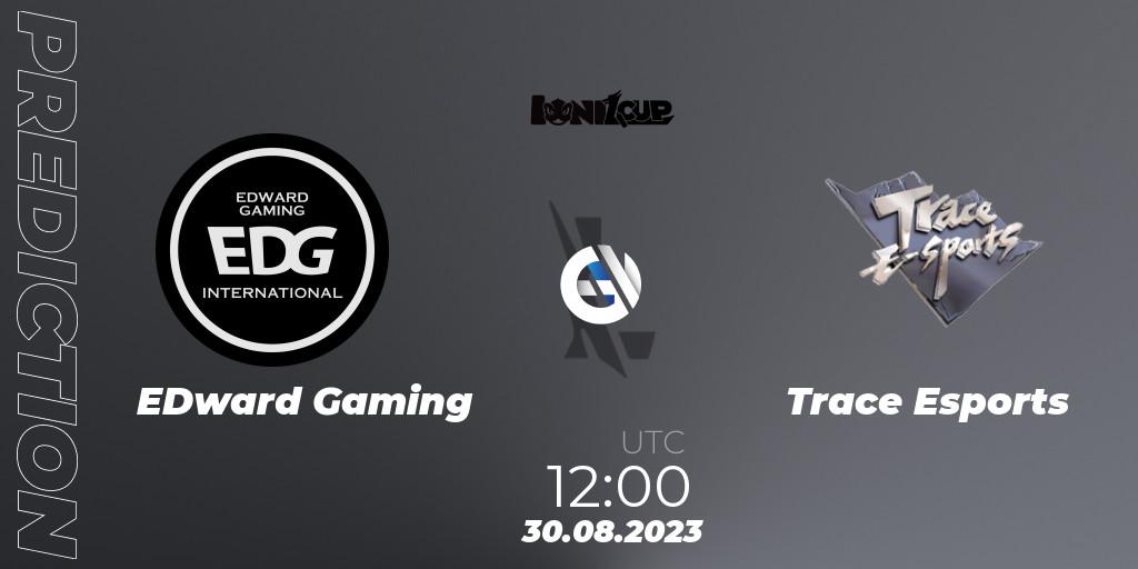 Prognose für das Spiel EDward Gaming VS Trace Esports. 30.08.2023 at 12:00. Wild Rift - Ionia Cup 2023 - WRL CN Qualifiers