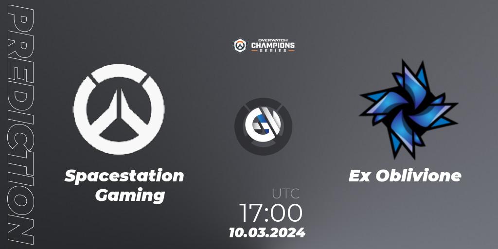 Prognose für das Spiel Spacestation Gaming VS Ex Oblivione. 10.03.24. Overwatch - Overwatch Champions Series 2024 - EMEA Stage 1 Group Stage