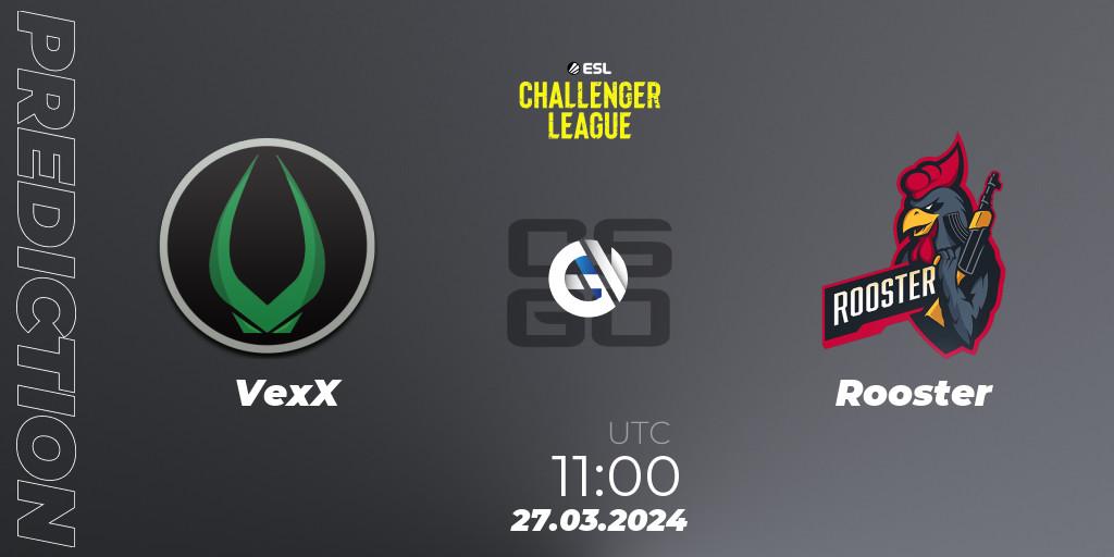 Prognose für das Spiel VexX VS Rooster. 27.03.24. CS2 (CS:GO) - ESL Challenger League Season 47: Oceania